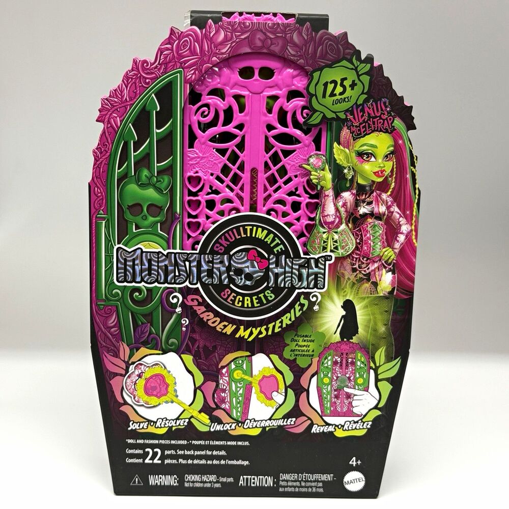 Monster High Skulltimate Secrets Garden Mysteries Venus McFlytrap HYT75 NEW